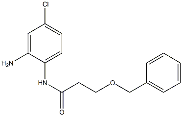 N-(2-amino-4-chlorophenyl)-3-(benzyloxy)propanamide Structure