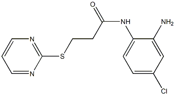 N-(2-amino-4-chlorophenyl)-3-(pyrimidin-2-ylsulfanyl)propanamide