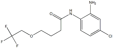 N-(2-amino-4-chlorophenyl)-4-(2,2,2-trifluoroethoxy)butanamide Structure