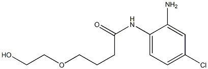 N-(2-amino-4-chlorophenyl)-4-(2-hydroxyethoxy)butanamide Struktur