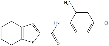 N-(2-amino-4-chlorophenyl)-4,5,6,7-tetrahydro-1-benzothiophene-2-carboxamide|