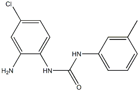 N-(2-amino-4-chlorophenyl)-N'-(3-methylphenyl)urea Struktur