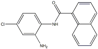 N-(2-amino-4-chlorophenyl)naphthalene-1-carboxamide Struktur