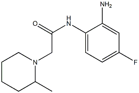  N-(2-amino-4-fluorophenyl)-2-(2-methylpiperidin-1-yl)acetamide