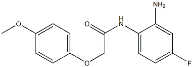 N-(2-amino-4-fluorophenyl)-2-(4-methoxyphenoxy)acetamide 结构式