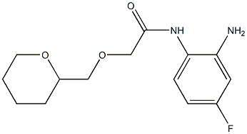 N-(2-amino-4-fluorophenyl)-2-(oxan-2-ylmethoxy)acetamide|