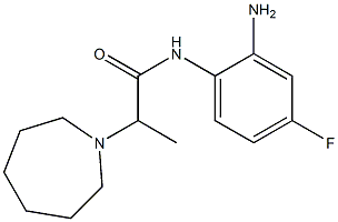 N-(2-amino-4-fluorophenyl)-2-azepan-1-ylpropanamide Structure