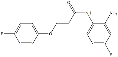 N-(2-amino-4-fluorophenyl)-3-(4-fluorophenoxy)propanamide Structure