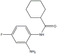 N-(2-amino-4-fluorophenyl)cyclohexanecarboxamide Structure