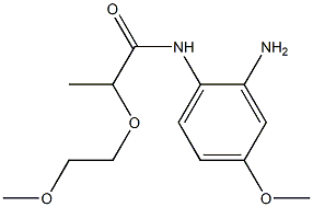 N-(2-amino-4-methoxyphenyl)-2-(2-methoxyethoxy)propanamide Structure