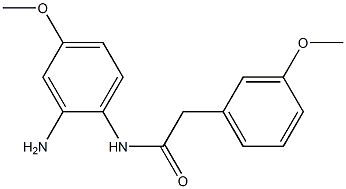 N-(2-amino-4-methoxyphenyl)-2-(3-methoxyphenyl)acetamide Structure