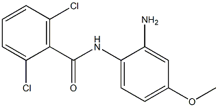 N-(2-amino-4-methoxyphenyl)-2,6-dichlorobenzamide,,结构式