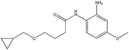 N-(2-amino-4-methoxyphenyl)-4-(cyclopropylmethoxy)butanamide