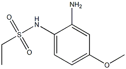 N-(2-amino-4-methoxyphenyl)ethanesulfonamide Struktur