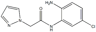 N-(2-amino-5-chlorophenyl)-2-(1H-pyrazol-1-yl)acetamide Struktur