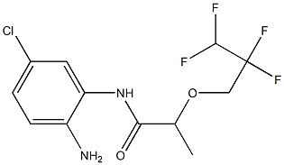 N-(2-amino-5-chlorophenyl)-2-(2,2,3,3-tetrafluoropropoxy)propanamide Structure