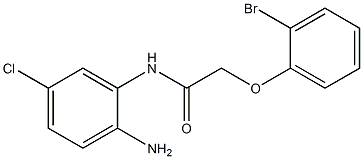 N-(2-amino-5-chlorophenyl)-2-(2-bromophenoxy)acetamide Structure