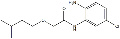 N-(2-amino-5-chlorophenyl)-2-(3-methylbutoxy)acetamide Structure