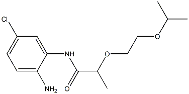 N-(2-amino-5-chlorophenyl)-2-[2-(propan-2-yloxy)ethoxy]propanamide,,结构式