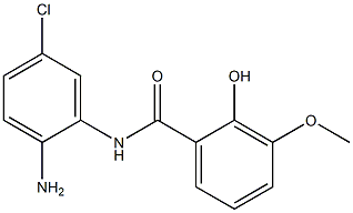 N-(2-amino-5-chlorophenyl)-2-hydroxy-3-methoxybenzamide Structure