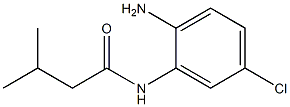 N-(2-amino-5-chlorophenyl)-3-methylbutanamide Struktur