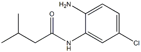 N-(2-amino-5-chlorophenyl)-3-methylbutanamide,,结构式