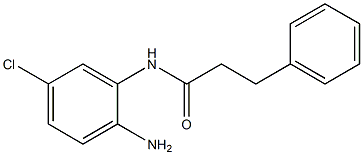 N-(2-amino-5-chlorophenyl)-3-phenylpropanamide 结构式