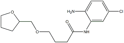 N-(2-amino-5-chlorophenyl)-4-(oxolan-2-ylmethoxy)butanamide 结构式