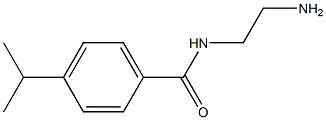 N-(2-aminoethyl)-4-(propan-2-yl)benzamide Struktur
