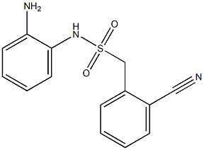 N-(2-aminophenyl)-1-(2-cyanophenyl)methanesulfonamide