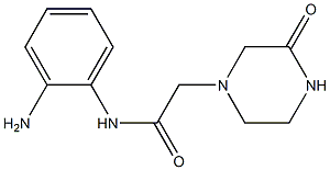 N-(2-aminophenyl)-2-(3-oxopiperazin-1-yl)acetamide Structure