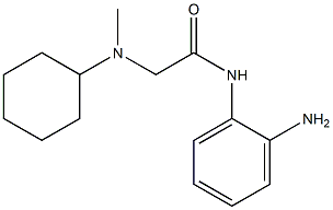N-(2-aminophenyl)-2-[cyclohexyl(methyl)amino]acetamide Struktur