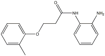 N-(2-aminophenyl)-3-(2-methylphenoxy)propanamide Structure