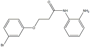 N-(2-aminophenyl)-3-(3-bromophenoxy)propanamide Struktur