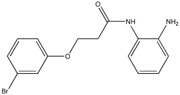 N-(2-aminophenyl)-3-(3-bromophenoxy)propanamide Structure