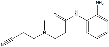  N-(2-aminophenyl)-3-[(2-cyanoethyl)(methyl)amino]propanamide