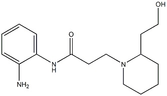 N-(2-aminophenyl)-3-[2-(2-hydroxyethyl)piperidin-1-yl]propanamide