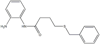 N-(2-aminophenyl)-4-(benzylsulfanyl)butanamide Structure