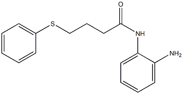 N-(2-aminophenyl)-4-(phenylsulfanyl)butanamide,,结构式