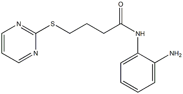 N-(2-aminophenyl)-4-(pyrimidin-2-ylsulfanyl)butanamide