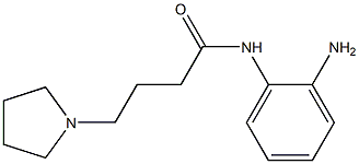 N-(2-aminophenyl)-4-pyrrolidin-1-ylbutanamide 化学構造式