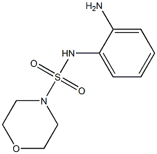 N-(2-aminophenyl)morpholine-4-sulfonamide Struktur