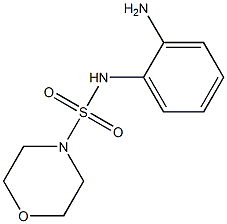 N-(2-aminophenyl)morpholine-4-sulfonamide Structure