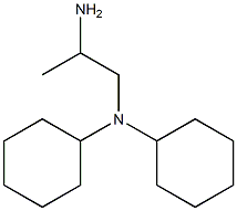 N-(2-aminopropyl)-N-cyclohexylcyclohexanamine Struktur