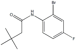 N-(2-bromo-4-fluorophenyl)-3,3-dimethylbutanamide|