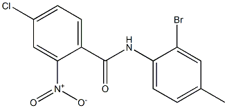 N-(2-bromo-4-methylphenyl)-4-chloro-2-nitrobenzamide|