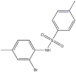 N-(2-bromo-4-methylphenyl)-4-methylbenzenesulfonamide Structure