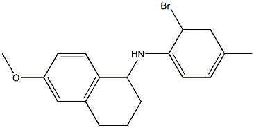 N-(2-bromo-4-methylphenyl)-6-methoxy-1,2,3,4-tetrahydronaphthalen-1-amine|