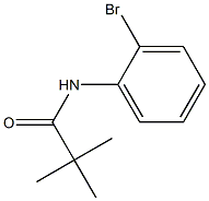 N-(2-bromophenyl)-2,2-dimethylpropanamide Struktur