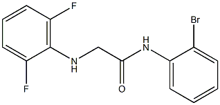 N-(2-bromophenyl)-2-[(2,6-difluorophenyl)amino]acetamide